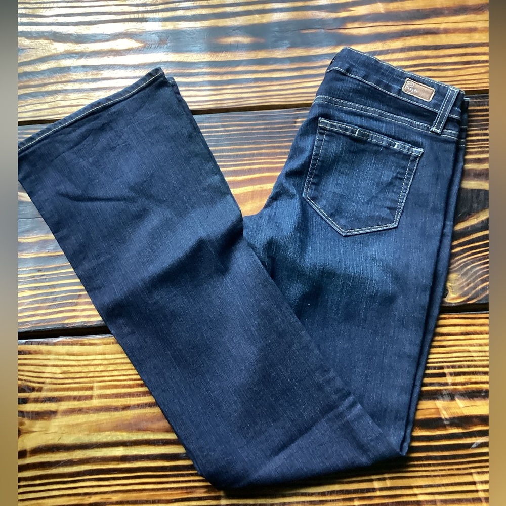 PAIGE Dark Blue Boot Cut  Jeans Size 28